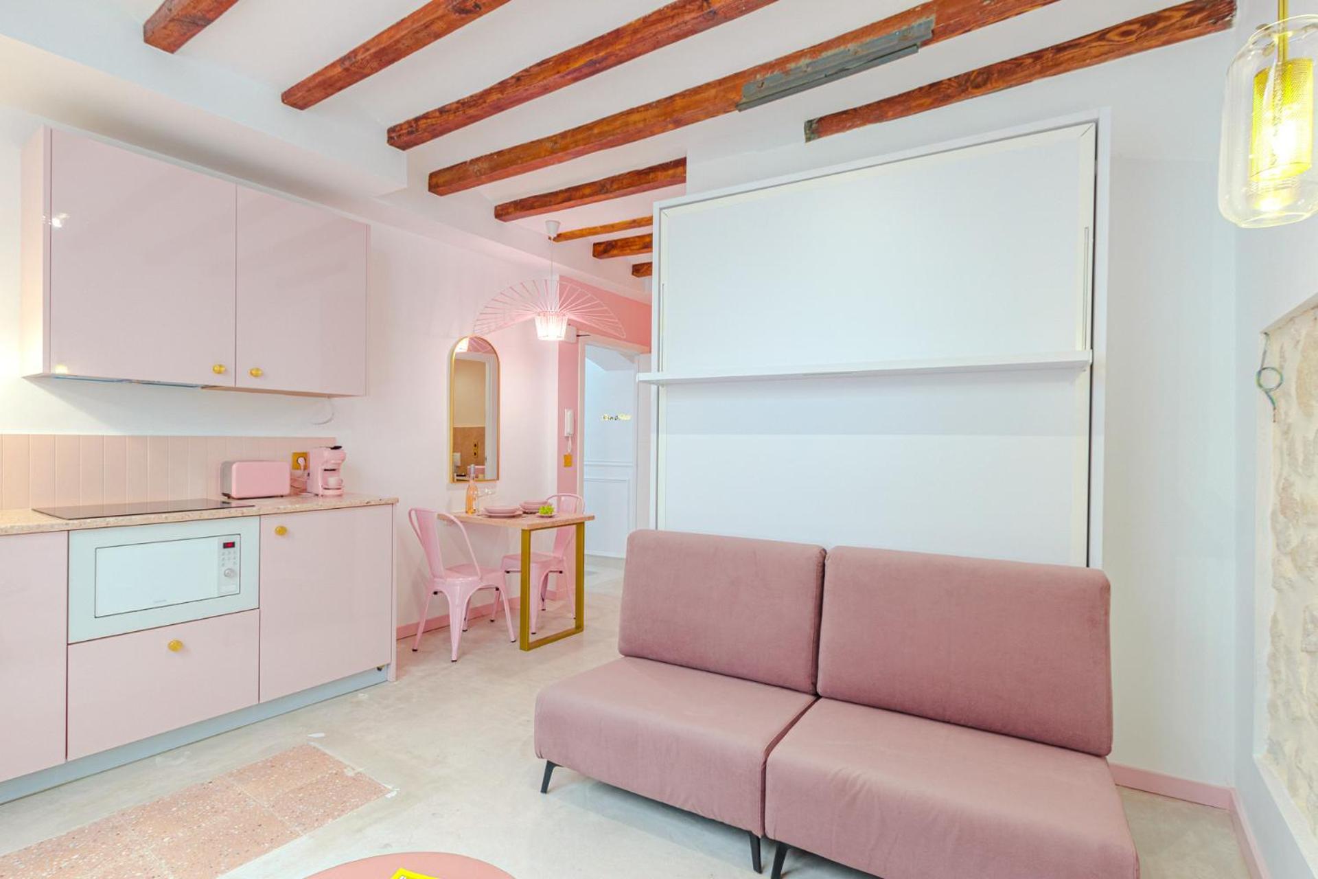 Glamorous Pink Studio In City Center Alicante Dış mekan fotoğraf