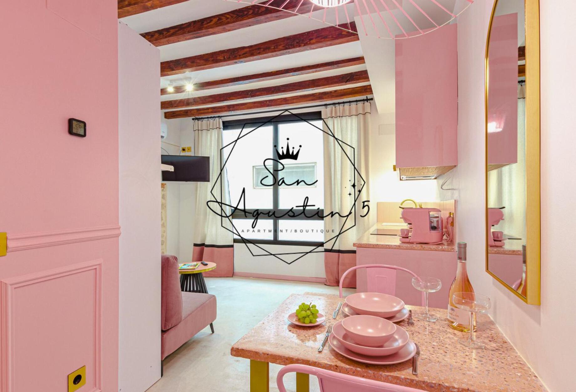 Glamorous Pink Studio In City Center Alicante Dış mekan fotoğraf